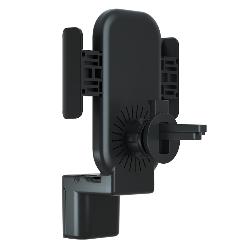 KPS-9304HC QI 10W hurtig 3in1 bilholder trådløs oplader til Iwatch og øretelefoner