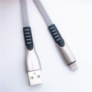 KPS-1001CB 8PIN Engros 1m stærk hurtigopladning USB 2.0 8pins opladning og synkroniseringskabel